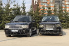 чорні джипи Range Rover