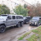 кортеж з мерседесів джипів та лімузинів Mercedes-Benz G-Class